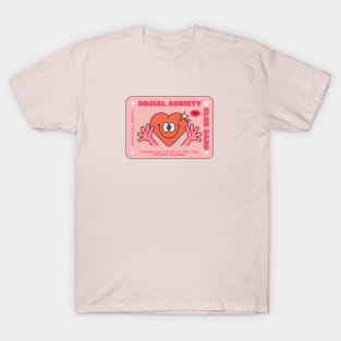 Social Anxiety Club Cards T-Shirt